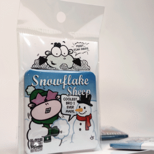 CHRISTMAS CHARM - SNOWFLAKE SHEEP Magnetki